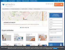 Tablet Screenshot of amedics.net